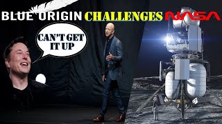 SpaceX Starship : Blue Origin Challenges NASA Over Moon Lander Deal | Elon Musk trolls Jeff Bezos