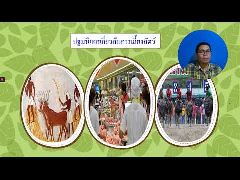 เนื้อหารายวิชาหลักการเลี้ยงสัตว์ บทที่ 1