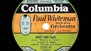 Watch Paul Whiteman Body And Soul video