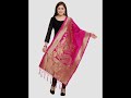 How to style Banarasi Silk dupatta in diferent ways | Ethnic Lookbook