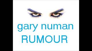 Watch Gary Numan Rumour video