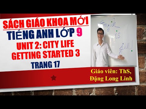 Tiếng Anh lớp 9 (SGK mới) - Unit 2: City life - Getting started 3 - Trang 17
