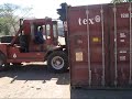 The perfect machine to move a Standard ISO Shipping Container in Costa Rica