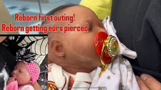 Reborn Baby Getting Ears Pierced Reborn Outing