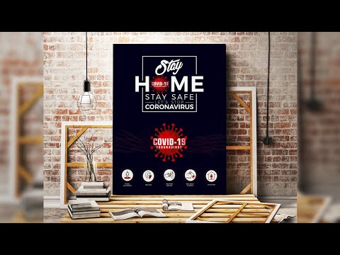 Create Realistic Poster Mockup & Template! Photoshop Tutorial