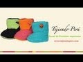 Botitas tejidas en crochet para bebe de 0 a 3 meses (Parte 1: suela)