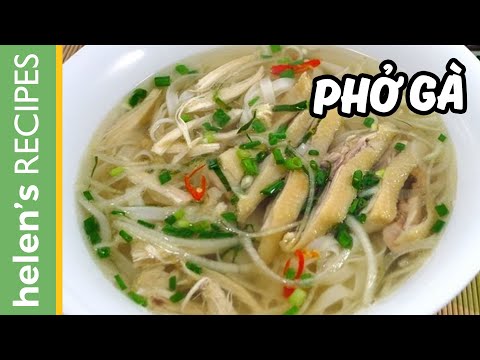 VIDEO : how to make pho ga (vietnamese chicken noodle soup) - full writtenfull writtenrecipeat (xem cong thuc day du tai) http://danangcuisine.com/?p=518 ▻ get my cookbook here: http:// ...