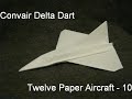 12 Paper Aircraft  - 10 - Jet Plane