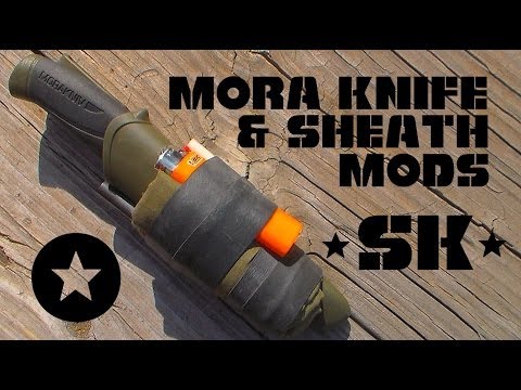 Mora Knife and Sheath Modifications