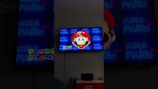 Playing Super Mario 64 On The Nintendo 64