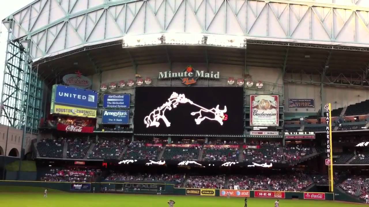 Minute Maid Park Home Run Celebration YouTube