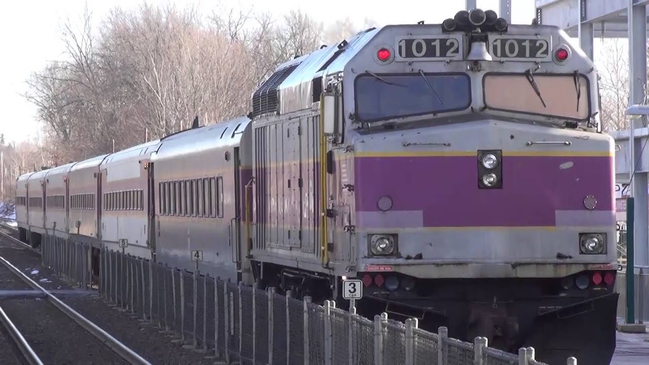 Leominster Mbta Commuter Train 1012 Inbound To Boston Leominster Mbta Commuter Train 1012 Inbound To Boston