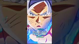 A Hero Kills You To Save The World But A Villain Goku Vs Vegeta Atude Video