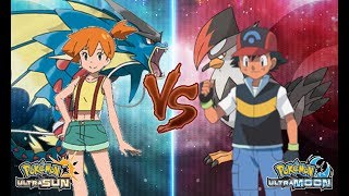 Pokemon Ultra Sun and Ultra Moon: Misty Vs Ash Sinnoh