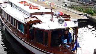 The Ratho Princess Departing From Edinburgh Quay