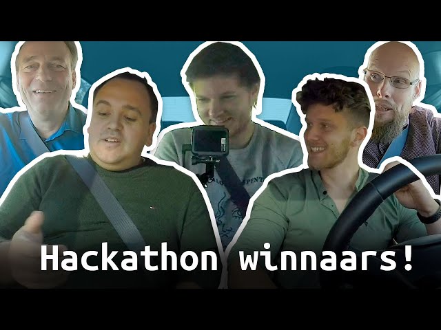 Watch In de auto met de Hackathon-winnaars 🏆 on YouTube.
