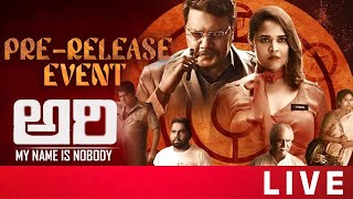 Ari My Name Is Nobody Pre Release Event Live Jayashankarri Anasurya Bharadwaj Bullet Raj