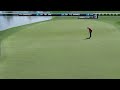 Henrik Stenson pours in a 47-foot putt for birdie at Shell