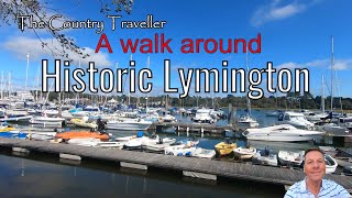 A Walk around Historic Lymington in September - see the crinkle-crankles! #Englishhistoricwalks