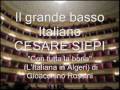 "Con tutta la sua boria" (Basso Cesare Siepi)- l'Italiana in Algeri di Gioacchino Rossini