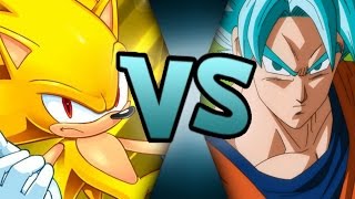 Goku (dragon ball super) vs Sonic (games) 1/2