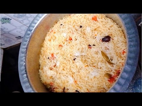 VIDEO : chicken ( stock) flavoured rice || dum cooked - serves : 5-6 people it can be used as a base for platters,along with gravy or masala. ...