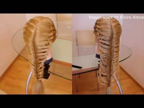 Видео уроки плетение косы рыбий хвост Видео уроки плетение косы рыбий хвост
