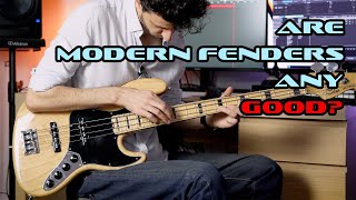 Modern Active Fender Basses - What To Expect?