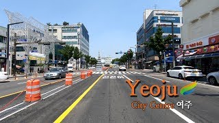 Driving in Korea: Yeoju (agriculture-oriented city famous for rice) | 경기도 여주 시내 드라이브