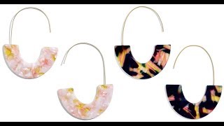 Acrylic Earrings Are the Biggest Jewelry Trend of 2018 — Shop Our 10 Favorites