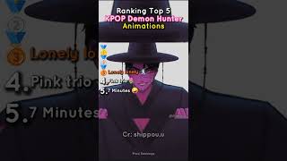 Ranking Top 5 K-Pop Demon Hunter Animations Best Fan Edits