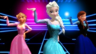 EVERGLOW - Adios | Elsa Anna Rapunzel Dance MMD