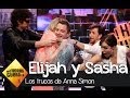Anna Simon y Elijah Wood envasados al vacío en El Hormiguero 3.0