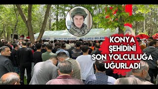 Şehit Uzman Çavuş Konyada Son Yolculuğa Uğurlandı