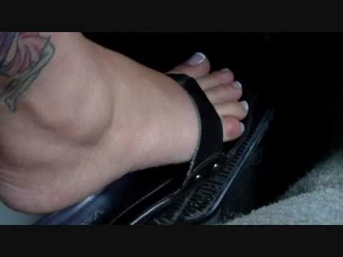 High heel driving pedal pumping pretty feet and toes, FLIP FLOPS from WnH? High heel driving pedal pumping pretty feet and toes, FLIP FLOPS from WnH?