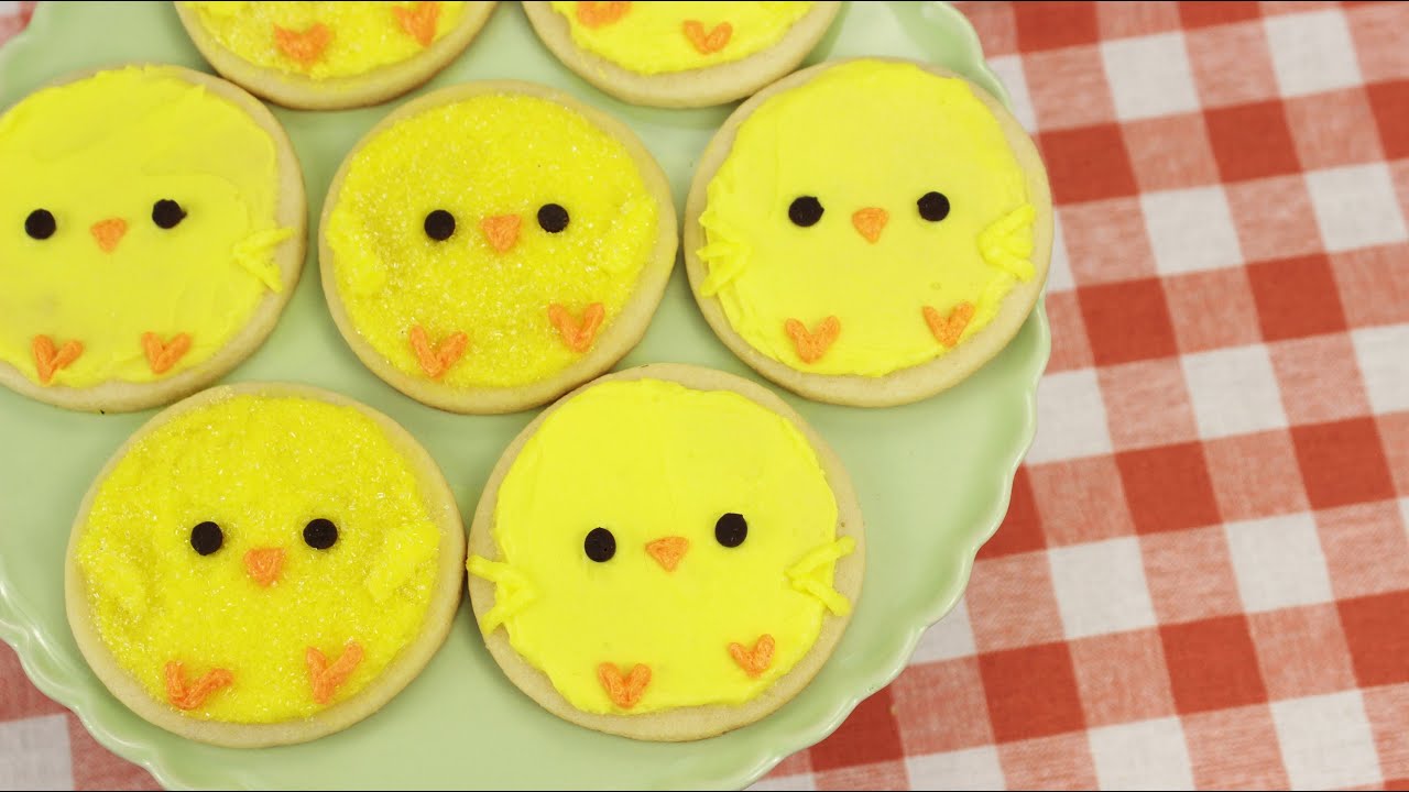 How to Make Easter Chick Cookies! YouTube How to Make Easter Chick Cookies! YouTube