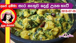 Del/ Breadfruit curry with agati leaves