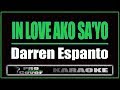 In Love Ako Sa'yo - Darren Espanto (KARAOKE)