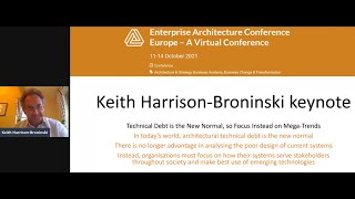 Keith Harrison-Broninski Plenary Keynote at Enterprise Architecture Europe 2021