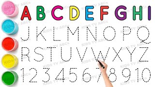 Abc For Kids Alphabet Writing For Kids A To Z 1 To 10 Write The Alphabet