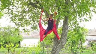 Aerial Yogafitness Double Tri Angle By Laskai Timea