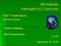 Buzz Session - Facilitator Presentations - 1