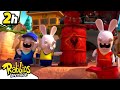 Let the Rabbidbowl Begins! | RABBIDS INVASION | 2H New compilation | Cartoon for Kids