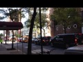 FDNY ENGINE 54 RESPONDING ON 9TH AVENUE IN THE HELL'S KITCHEN AREA OF MANHATTAN IN NEW YORK CITY.