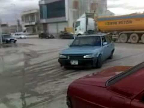 06 YLV 89 Yanıyor. Böyle lastik yakma ve yanlama görülmedi SHOW
