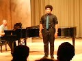 "A Summer Idyll" VCI 2013/The Boston Conservatory, Solo Recital