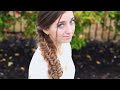 Messy Split Fishtail Braid | Cute Braids