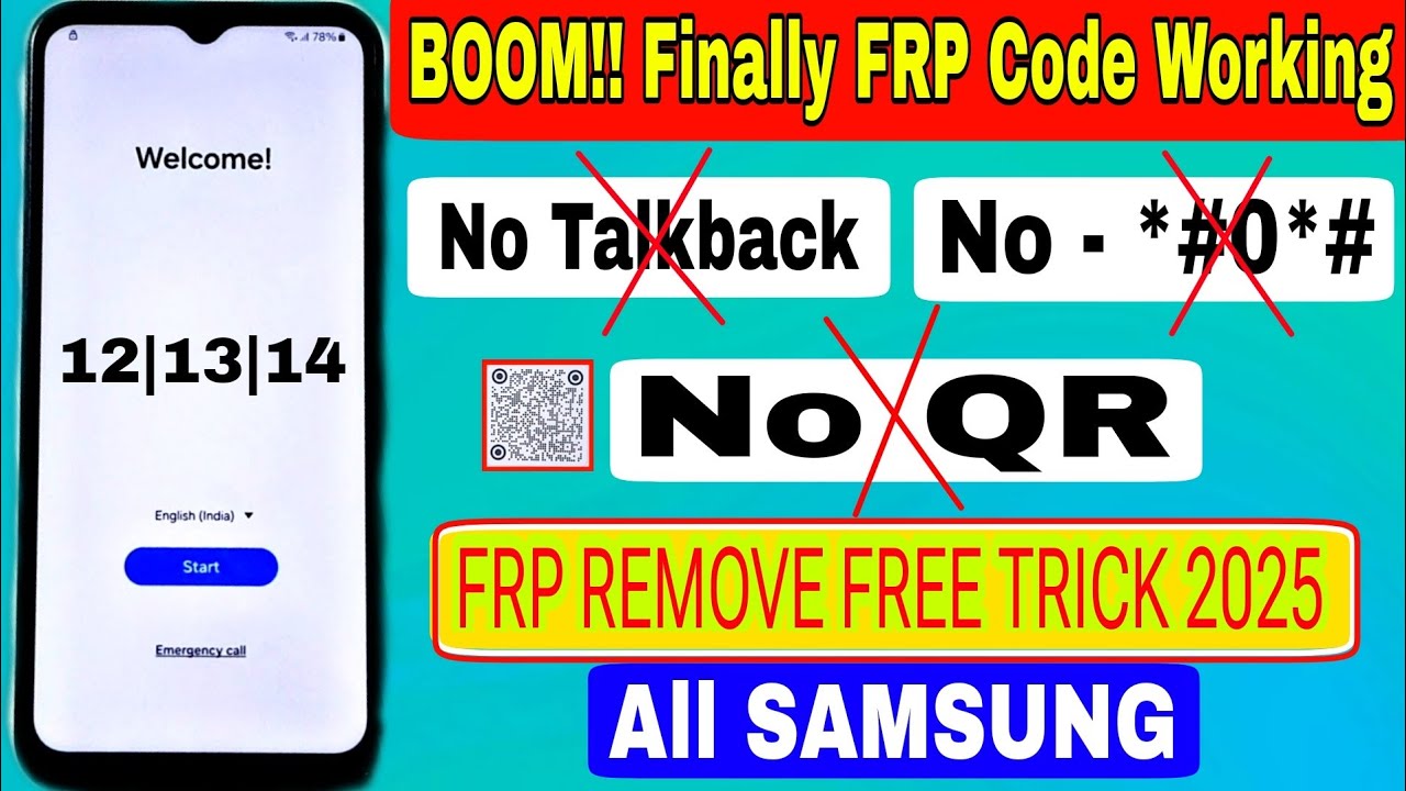 Finally Frp Code Method:- All Samsung Frp Bypass 2025 Finally Frp Code Method:- All Samsung Frp Bypass 2025