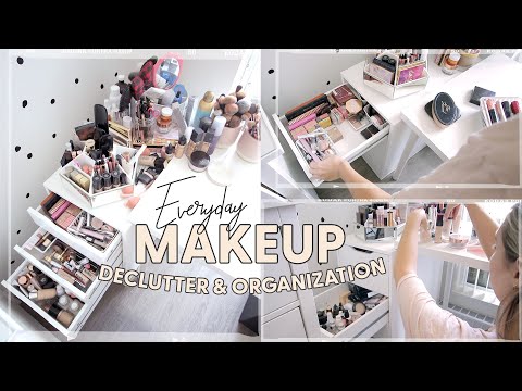 Makeup Declutter & Organize With Me! - YouTube