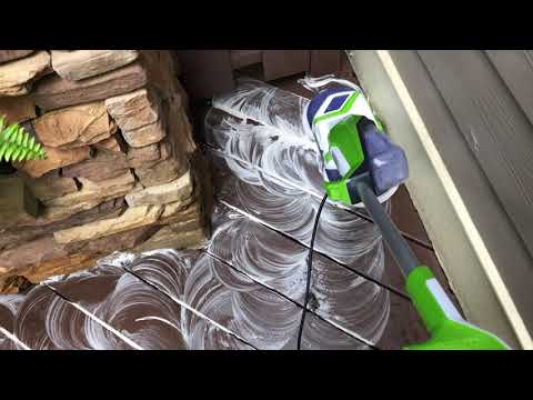 BISSELL Spinwave vs Pollen-Crusted Deck